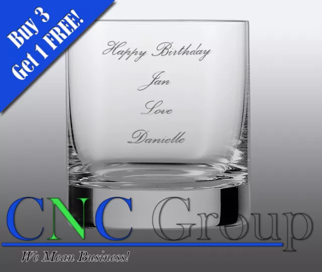 Personalised Engraved Whisky Glass Tumbler Birthday Usher Best Man Wedding Gift 3