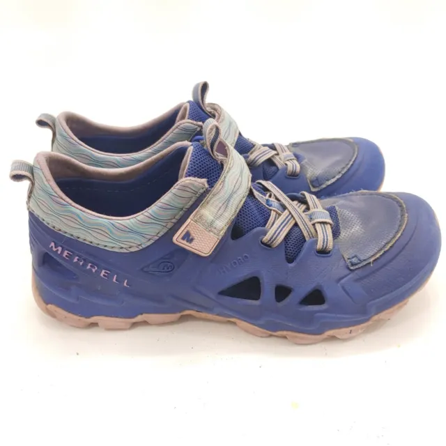 MERRELL Big Girls Size 3 Hydro 2.0 Purple Hiking Water Shoes MK160861