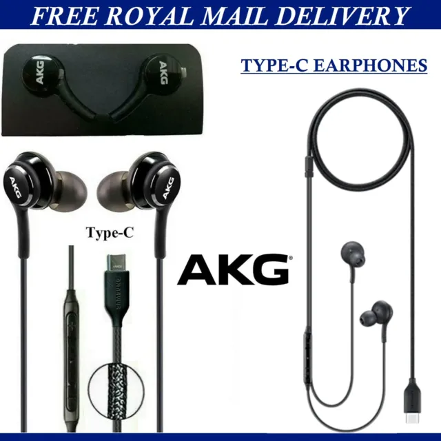 AKG Typ C Kopfhörer Ohrhörer Ohrhörer für Samsung S21 Ultra S20 Fe Note 20 S10