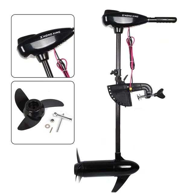 85LBS Thrust Electric Trolling Motor Heavy Duty Outboard Engine Motor Boat Kayak