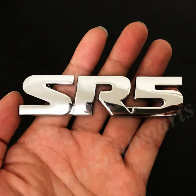 3D Metal Chrome SR5 V6 4X4 Emblem Car Trunk Rear Fender Badge Decal Sticker