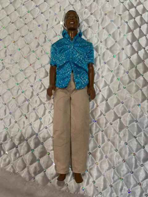 RARE MATTEL AFRICAN American Ken Male Barbie Doll 1968, head 1991 $4.99 ...