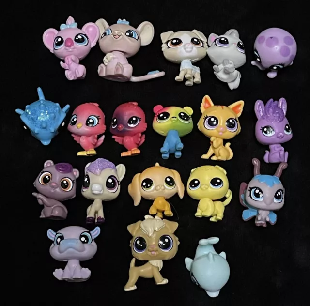 Littlest Pet Shop Tiny Small Mini Pet Lot Of 24