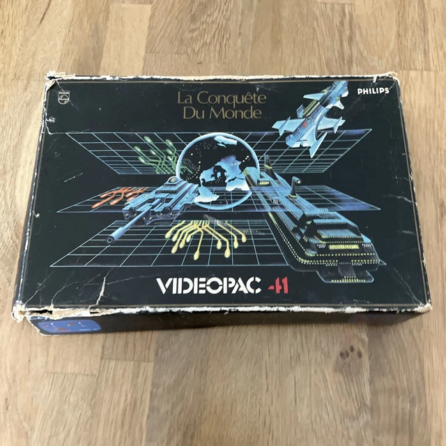 Philips Vidéopac 41 . La Conquète Du Monde Philips Vidéopac 41 . La Conquète Du Monde