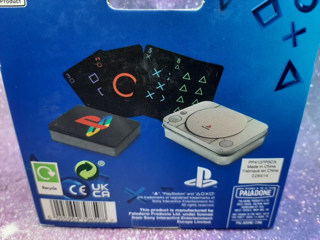SONY PLAYSTATION PS1 Playing Cards Collectible Tin Officially Licensed ...