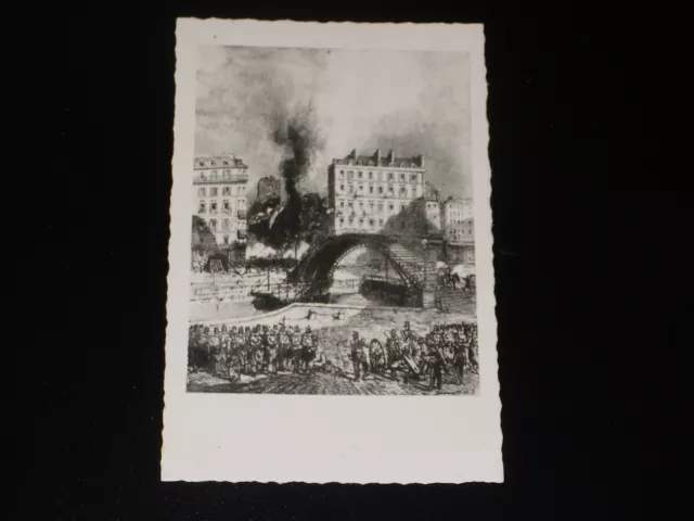 Carte Postale - Ancien Paris - Entree Du Faubourg Du Temple Juin 1848 - Nd 172