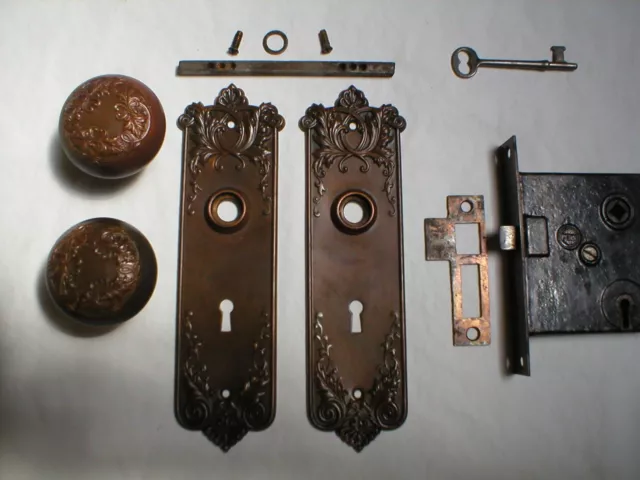 Antique Victorian Era Door Hardware