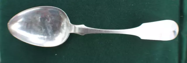 Circa 1840 William Hendrick Louisville Ky Silversmith Coin Silver Serving Spoon