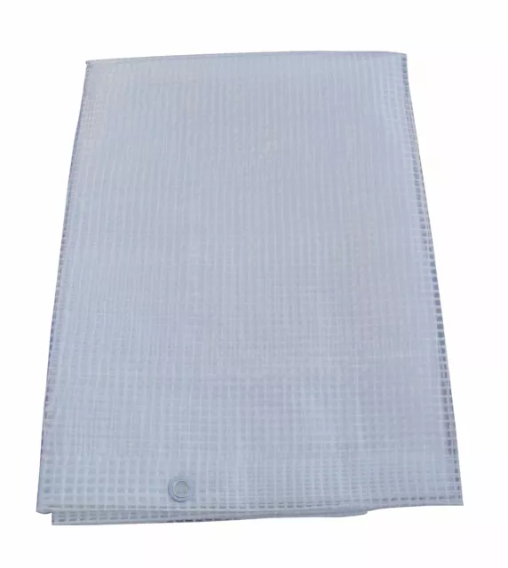 Bâche de protection armée 2x3M ou 4X6M 170g Transparente Avec oeillets renforcés