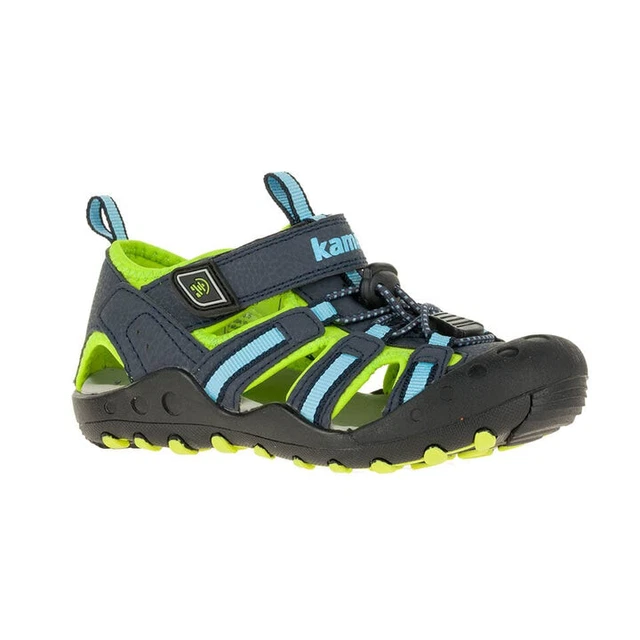 Kamik Unisex Kids Crab Sandals Blue - HK4594-BLU Girls Waterproof Slip-On