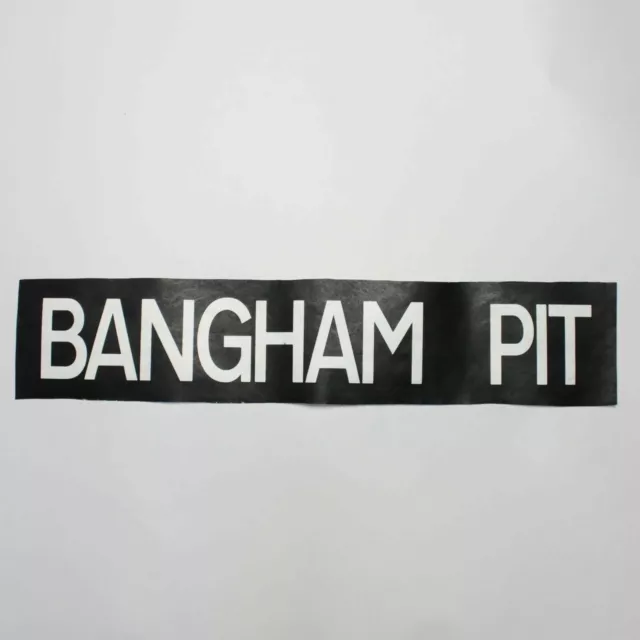 Bangham Pit Bus Jalousie Vintage Siebdruck Yardley Wood Ziel