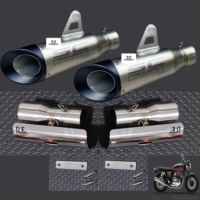 royal enfield gt 650 exhaust