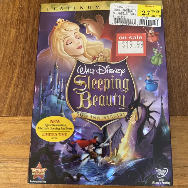 Walt Disney Sleeping Beauty DVD2008 2-Disc Set Platinum Edition 50th Anniversary