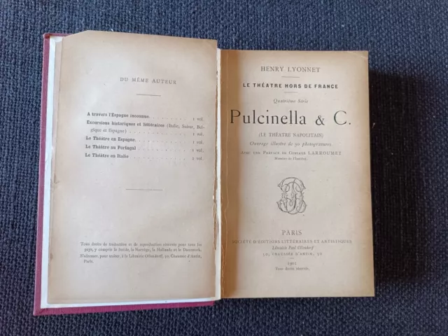 Teatro napoletano, Pulcinella, Maschere, edizione del 1901