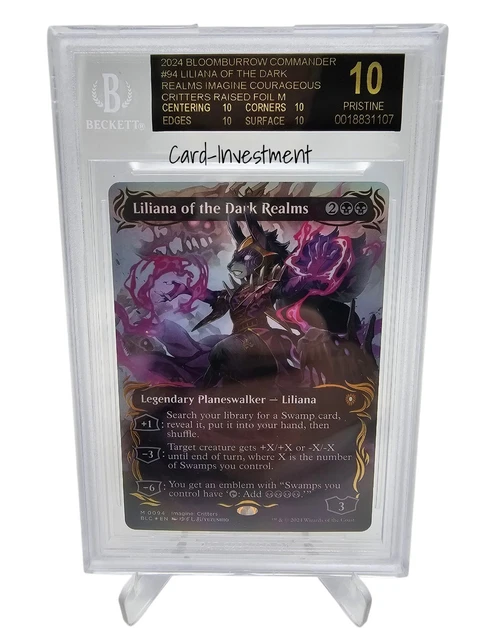 mtg blue removal cards Liliana of the Dark Realms [94] [Borderless] [Anime] [Bloomburrow:  Commander] [Raised Foil] – Face to Face Games main image 0