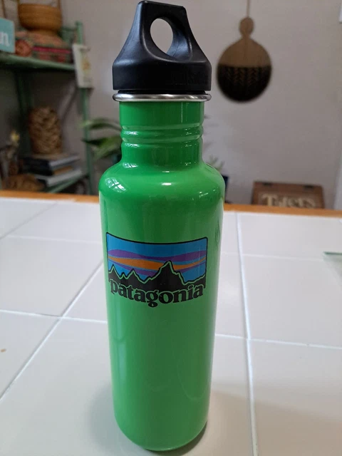 PATAGONIA '73 LOGO Klean Kanteen 27oz Stainless Water Bottle Green 