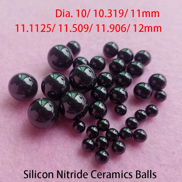Ceramic Bearing Ball Silicon Nitride Ceramics G5 High Precision Diameter 10~12mm