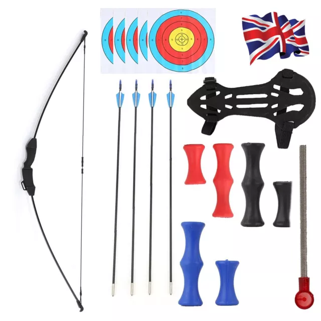 20lb Archery Takedown Recurve Bow and Arrow Set Hunting Training Target Long Bow