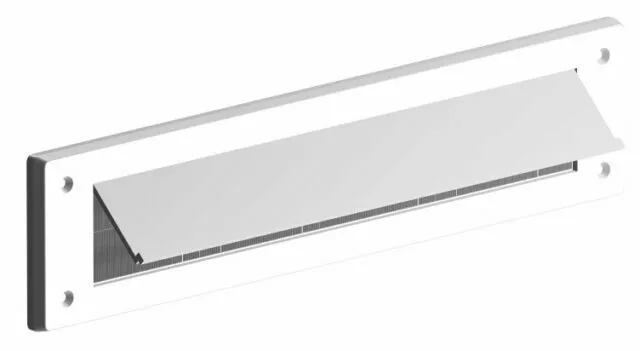 Woodside Letterbox Draught Excluder With Cover - White