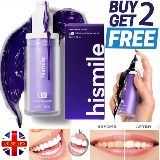 Hi smile v 34 Colour Corrector Tooth Stain Removal Purple Teeth Whitening