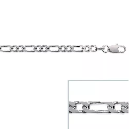 Bracelet GOURMETTE FEMME FIGARO ARGENT Massif NEUF