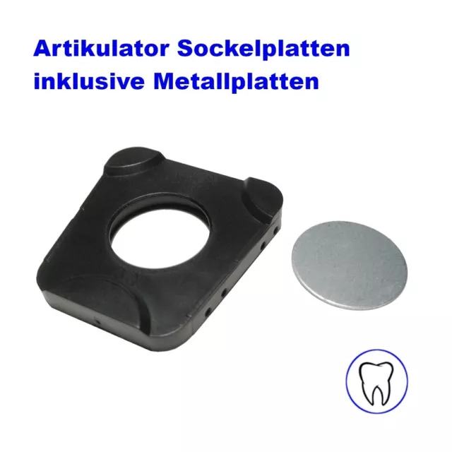 Zahntechnik 10 Sockel Magnet Metallplatte Artex Splitex Artikulator Dental Labor