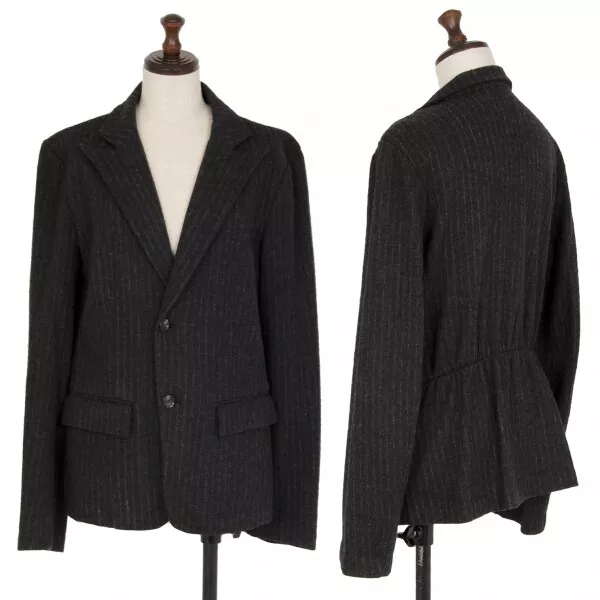 zucca Wool Stripe Knit Jacket Size M(K-115975)