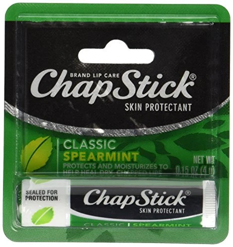 ChapStick Skin Protectant Classic Spearmint 0.15 oz Pack of 12