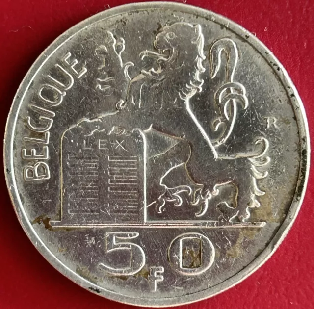 Belgien - 50 Franken 0,835 Silbermünze (Französisch) - 1948 (GY49)