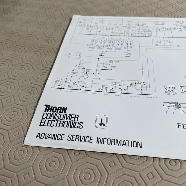 Original Service Information Thorn 3R02 Portable Radio