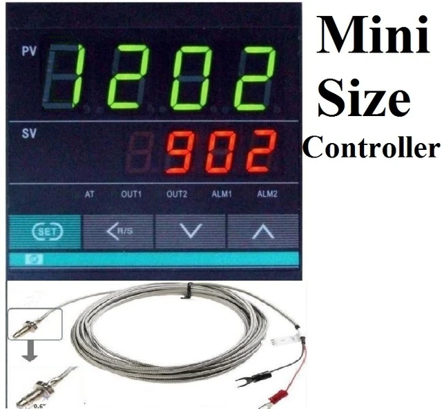 DIGITAL PID TEMPERATURE Controller Control Oven Kiln SSR Out put