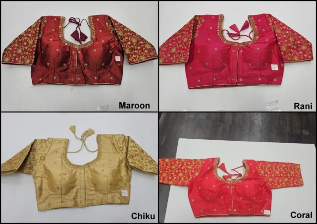 Beautiful Phantom Silk Sequence Work Blouse For Lehenga Saree Women Top Wear HN
