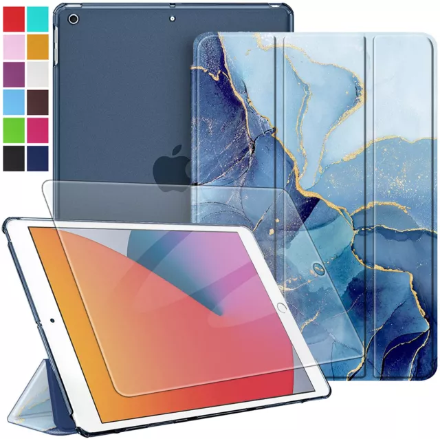 Schutzhülle +Folie für iPad 9/ 8/ 7 10.2" (2021/2020/2019) Case Smart Cover -3