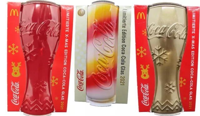 McDonalds x Coca Cola Gläser (auswählen) Regenbogen Mystery Jubiläums Glas