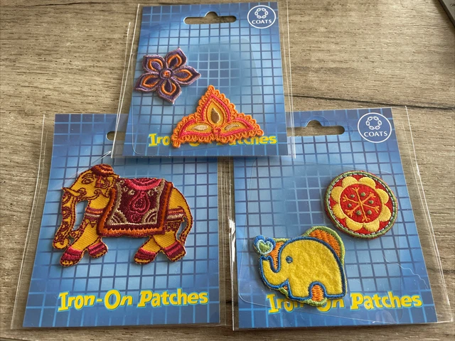 3 Packs Iron On Patches