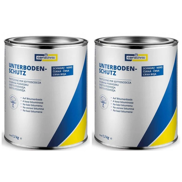 2 x Cartechnic Unterbodenschutz 1,3kg 40 27289 01323 7 Bitumen Versiegelung