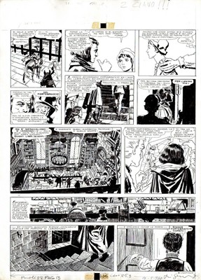 DI GENNARO ALDO illustrazione   originale figurine Corriere dei Piccoli 1969 05 