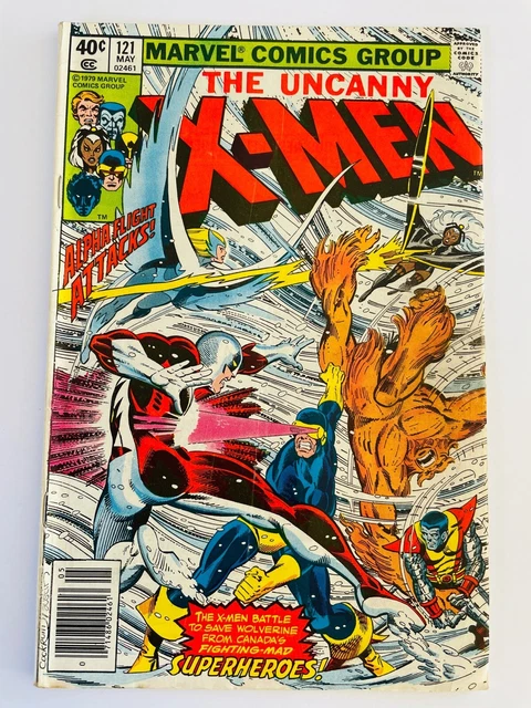 Uncanny X-MEN # 121 HOT 2nd ALPHA FLIGHT ND 40c 1979 VG John Byrne Art