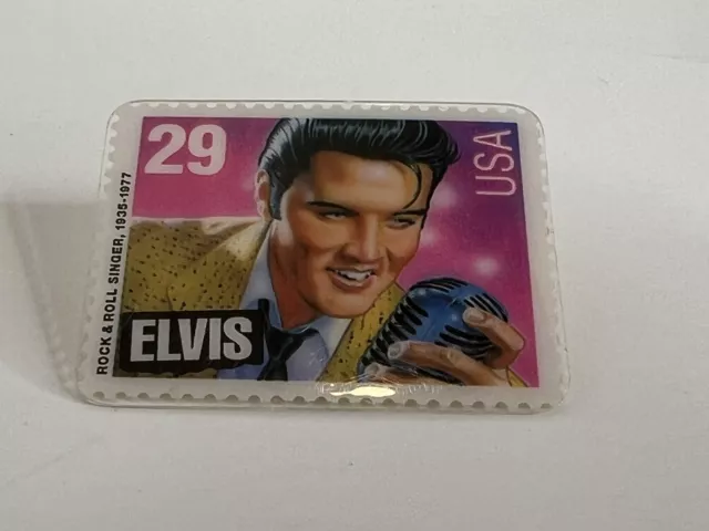 ELVIS PRESLEY 1935-1977 USA 29 Cent Stamp Commemorative PIN made In 1993