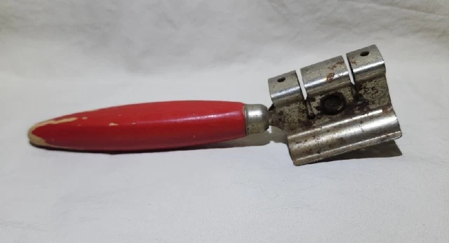 Vintage Ekco A & J Knife Sharpener Tool Advertising Siegler Warm Floor Heaters