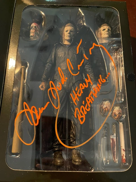 NECA Halloween Kills Michael Myers Signed by James Jude Courtney - Pic Proof