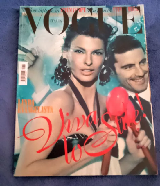 VOGUE Italia MAGAZINE May 2012 LINDA EVANGELISTA Olivia Palermo 1990s Fashion