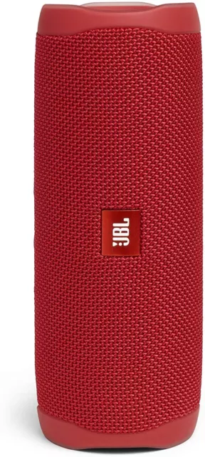 JBL Flip 5 Portable Bluetooth Speaker +  Rechargeable Battery, Waterproof - Red