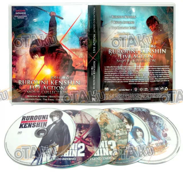 KF WORLD Rurouni Kenshin/ Kyoto Inferno (2014) Japanese Fantasy Samurai  Action movie DVD -VO1054A