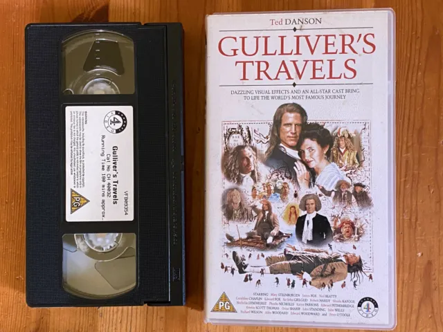 Gulliver's Travels Ted Danson, Peter O'Toole, John Gielgud VHS Video pre owned