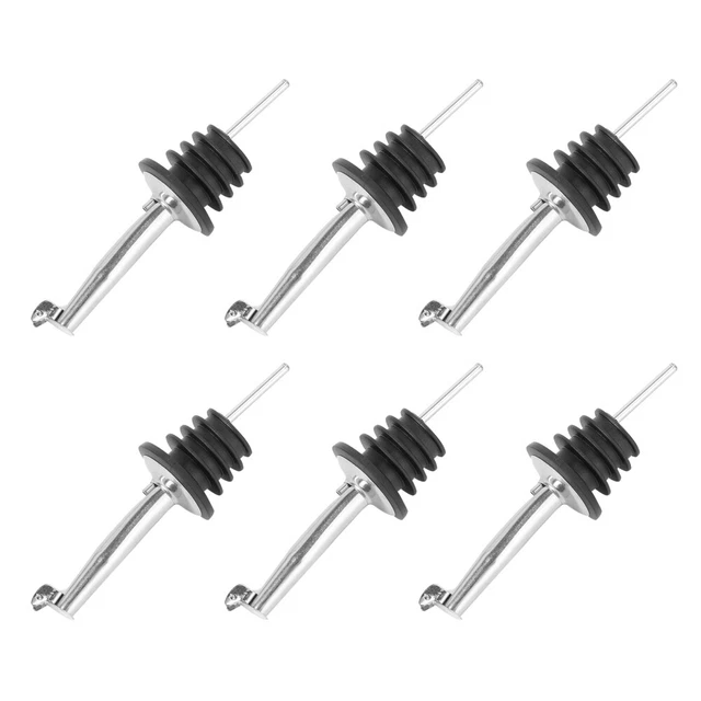 6 Pcs Liquor Pour Spouts Oil Bottle Dispenser Bottle Container