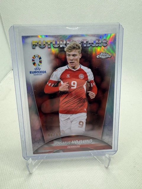 RASMUS HOJLUND 2023 Topps Finest Road to the Euro 2024 réfracteur PSA 10 EUR 14,25 - FR