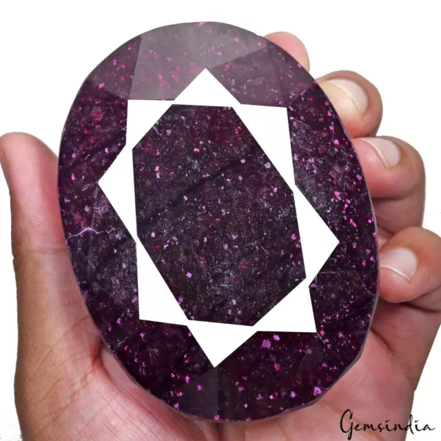 1950 Cts Natural Dark Red Ruby Oval Cut Museum Size Loose Earth mined Gemstone