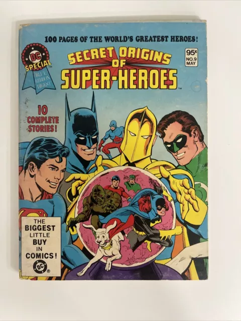 Dc Special Blue Ribbon Digest #9, Secret Origins Of Superheroes, 1981