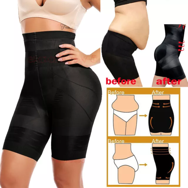 Body Shaper Panties Shorts High-Waist Panty Girdle Tummy Thigh Slimming Pants UK